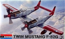 Avião Twin Mustang F-82G - REVELL AMERICANA Avião Twin Mustang F-82G - REVELL AMERICANA