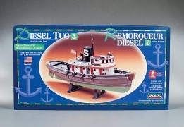 Barco Rebocador Diesel - Diesel Tug Boat - LINDBERG Barco Rebocador Diesel - Diesel Tug Boat - LINDBERG