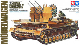 Blindado German Flakpanzer IV - Mobelwagen - TAMIYA