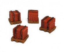 Blocos Bege com Pallets - 4 Conjuntos - ARSENAL HOBBY Blocos Bege com Pallets - 4 Conjuntos - ARSENAL HOBBY