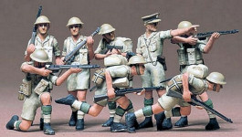 British Eighth Army Infantry - Desert Rat TAMIYA