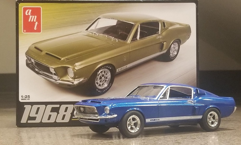 Carro 1968 Shelby GT500 Ford Mustang AMT » Kits Carros Civis