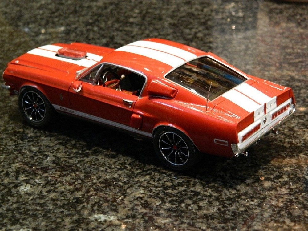 Carro 1968 Shelby GT500 Ford Mustang AMT » Kits Carros Civis