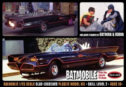 Carro Batman Batmovel 1960 with Batman and Robin - POLAR LIGHTS Carro Batman Batmovel 1960 with Batman and Robin - POLAR LIGHTS