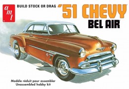 Carro Chevy Bel Air 1951 2 em 1 862 - AMT Carro Chevy Bel Air 1951 2 em 1 862 - AMT