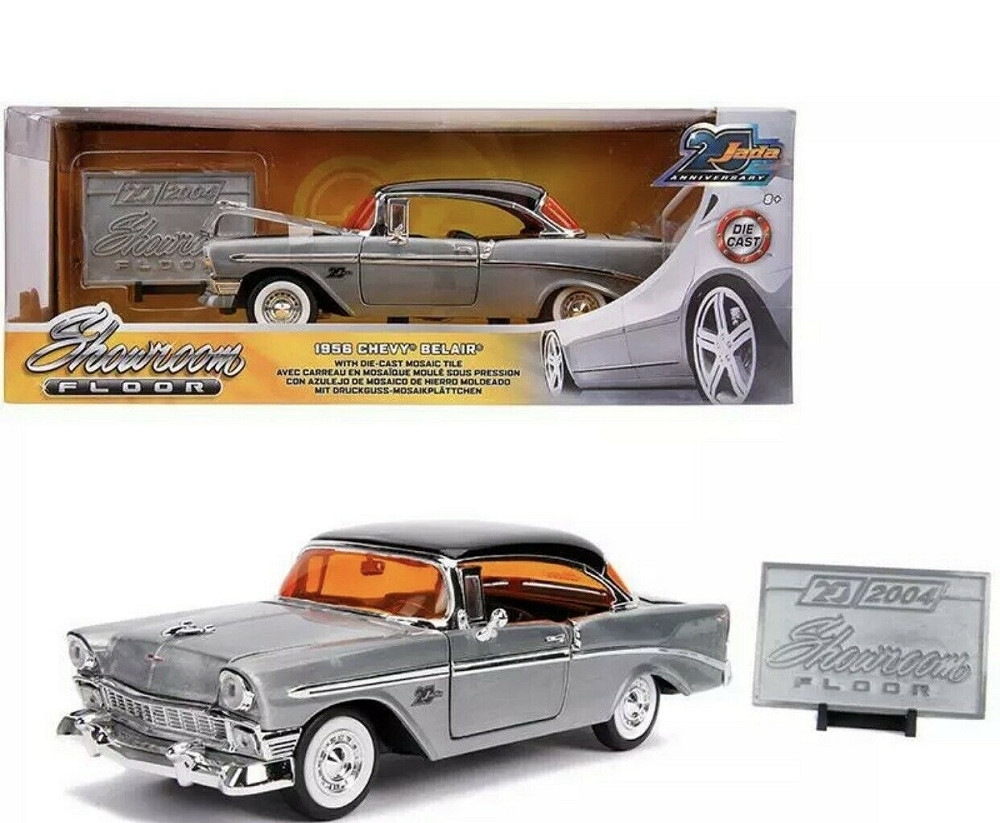 Chevrolet Bel Air 1955 Pro Stock Jada Toys 1:24 Azul - 18