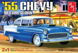 Carro Chevy Bel Air Sedan 1955 - 2 em 1                 1119 - AMT