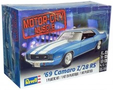 Carro Chevy Camaro Z-28 R/S 1969 - 2 em 1    17457 - REVELL