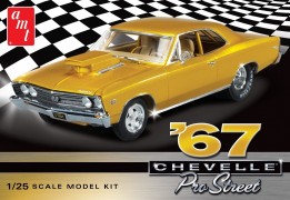Carro Chevy Chevelle Pro Street 1967 - 3 em 1 - Pecas Opcion - AMT