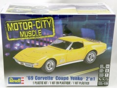 Carro Chevy Corvette Coupe Yenko 1969 -  2 em 1 - REVELL