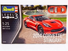 Carro Chevy Corvette StingRay 2014 07060 - REVELL ALEMA Carro Chevy Corvette StingRay 2014 07060 - REVELL ALEMA