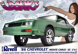 Carro Chevy Monte Carlo SS 1986 - 2 em 1 - REVELL AMERICANA