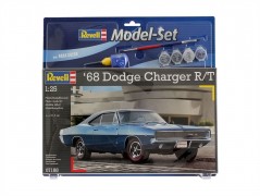 Carro Dodge Charger R/T  C/TINTAS(4) PINCEIS(2) E COLA - REVELL