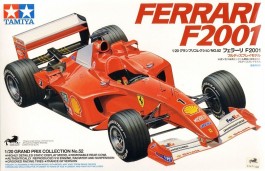 Carro F-1 Ferrari F-2001 20052 - TAMIYA Carro F-1 Ferrari F-2001 20052 - TAMIYA