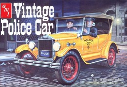 Carro Ford Model T 1927 - Vintage Police Car            1182 - AMT