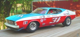 Carro Ford Mustang BOSS 1973 Warren Tope - American Racing AMT