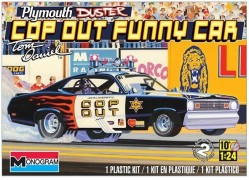 Carro Plymouth Duster - Cop Out FUNNY CAR            4093 - REVELL AMERICANA
