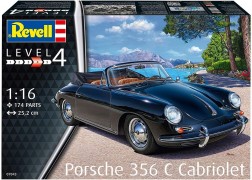 Carro Porsche 356 Cabriolet - Gigante - Escala 1/16    07043 - REVELL ALEMA