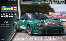 Carro Porsche 934 RSR VAILLANT - KREMER - DTM - REVELL Carro Porsche 934 RSR VAILLANT - KREMER - DTM - REVELL