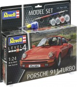 Carro Porsche Carrera 911 TURBO C/TINTAS,COLA E PINCEIS - REVELL ALEMA Carro Porsche Carrera 911 TURBO C/TINTAS,COLA E PINCEIS - REVELL ALEMA