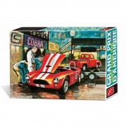 Carro SHELBY COBRA RACING TEAM - Pick-Up 53 + COBRA + REBOQU - AMT