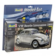 Carro VW Beetle - Fusca - C/TINTAS, PINCEIS E COLA 67083 - REVELL ALEMA Carro VW Beetle - Fusca - C/TINTAS, PINCEIS E COLA 67083 - REVELL ALEMA