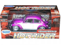 Carro VW Beetle - Fusca Low Rider - Hot Rider Collection - WELLY