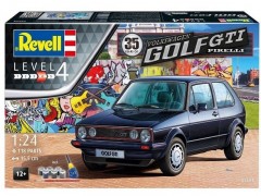 Carro VW Golf GTI - "35 anos VW Golf 1 GTI Pirelli" c/tintas - REVELL ALEMA Carro VW Golf GTI - "35 anos VW Golf 1 GTI Pirelli" c/tintas - REVELL ALEMA