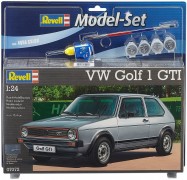 Carro VW Golf Mk.1 GTI c/ Tintas, Pinceis e Cola - REVELL ALEMA