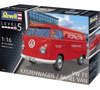 Carro VW Kombi TL - Panel Van - Kombi - Porsche Team Gigante - REVELL
