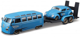 Carro VW KOMBI + VW Fusca + Reboque - Elite Transport MAISTO