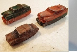 Carros Abandonados HO - Modelo 1 - ARSENAL HOBBY Carros Abandonados HO - Modelo 1 - ARSENAL HOBBY