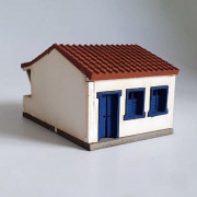 Casa Geminada Modelo 1- 1:87 - HO DIO STUDIOS