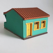 Casa Geminada Modelo 4 - 1:87 - HO - DIO STUDIOS