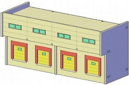 Docas de Carga - Standard - 4 Portas de Acesso HOLZMANN