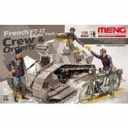 French FT-17 Light Tank Crew e Orderly - MENG