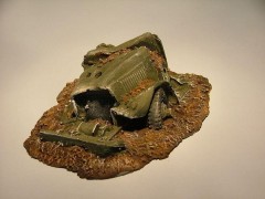 Frente de Caminhão U.S.Army Danificada - ARSENAL HOBBY Frente de Caminhão U.S.Army Danificada - ARSENAL HOBBY