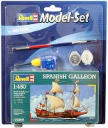 Galeao Espanhol - C/TINTAS, PINCEIS E COLA - REVELL ALEMA Galeao Espanhol - C/TINTAS, PINCEIS E COLA - REVELL ALEMA