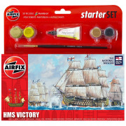 Galeao Ingles HMS Victory c /TINTAS, PINCEIS E COLA - Royal - AIRFIX