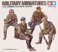 German Soldiers Seated - 4 Figures - TAMIYA