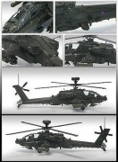 Helicoptero AH-64A British Army Afghanistan            12537 ACADEMY