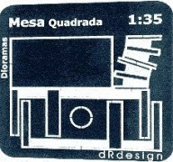 Mesa Quadrada 1/35