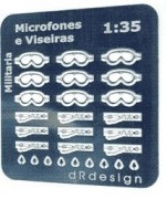 Microfones e Viseiras 1/35