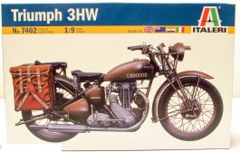 Moto Triumph 3HW - Escala 1/9 - ITALERI