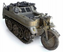 Motocicleta NSU HK 01 KETTENKRAD - Halftrack ITALERI