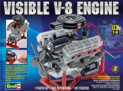 Motor V-8 - Transparente - Operacional - REVELL AMERICANA Motor V-8 - Transparente - Operacional - REVELL AMERICANA