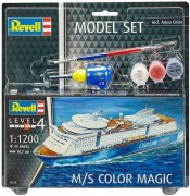 Navio M.S. Color Magic C/TINTAS(3) PINCEIS(2) E COLA - REVELL Navio M.S. Color Magic C/TINTAS(3) PINCEIS(2) E COLA - REVELL