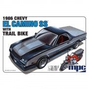 Pick-Up Chevy El Camino SS 1986 with Honda Trail Bike - MPC