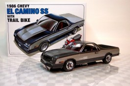 Pick-Up Chevy El Camino SS 1986 with Honda Trail Bike MPC