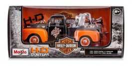 Pick-Up Ford F-1 1948 + Moto Harley Davidson FLH Duo Glide 1 - MAISTO